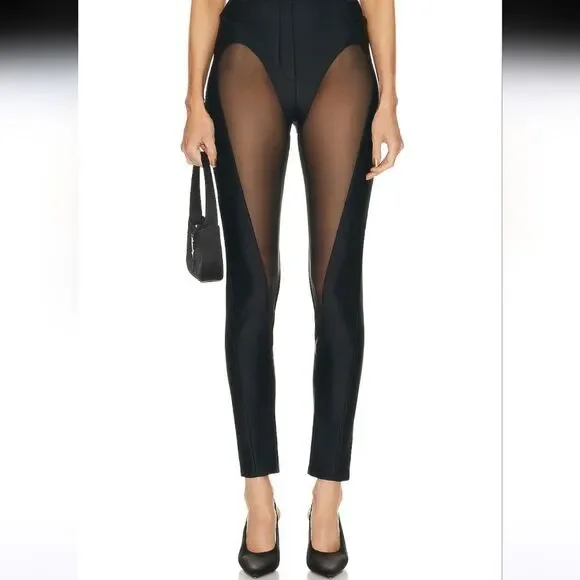 NWT Mugler Pants Leggings sz S 38 - Picture 5 of 16